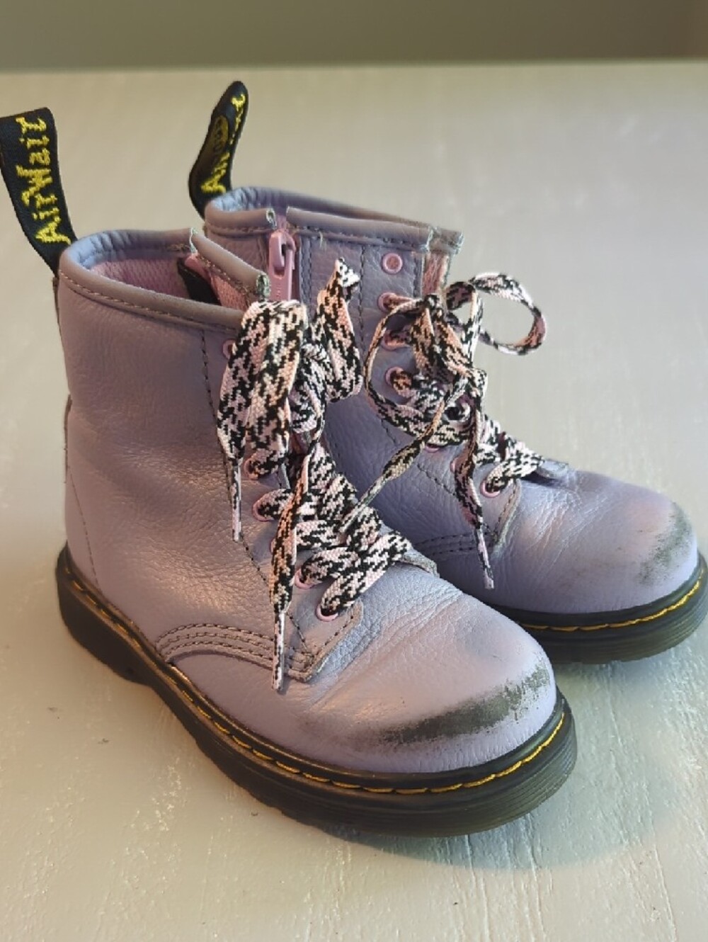 Dr. Martens Kids Boots 1460 Lavender‎ Purple size 9 image 7